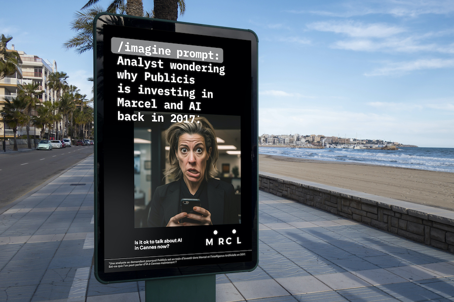 Marcel returns to Cannes now that’s it’s ‘OK to talk about AI’; launches campaign for 6th b’day