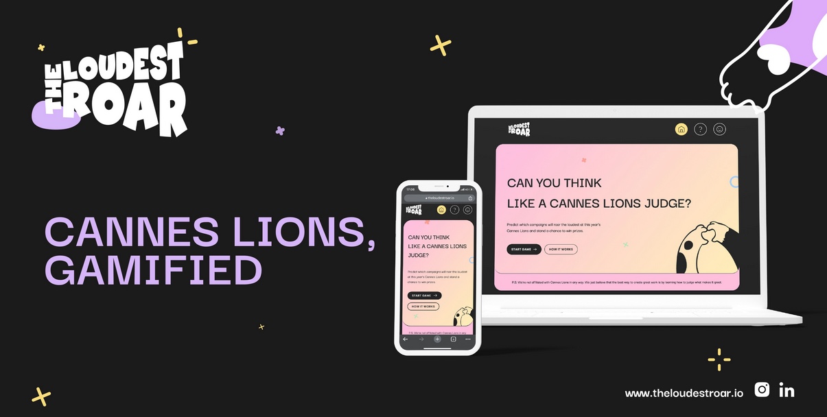 Young creatives launch ‘The Loudest Roar’ platform to predict Cannes Lions winners